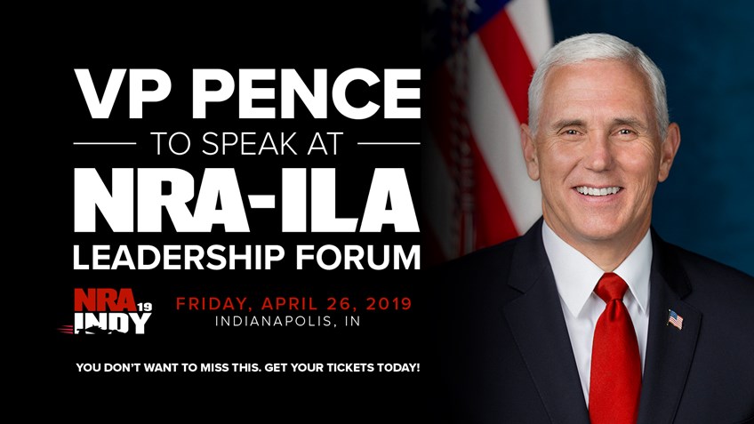 Vice President Pence will Deliver Remarks at the 148th NRA Annual Meetings and Exhibits in Indianapolis, Indiana