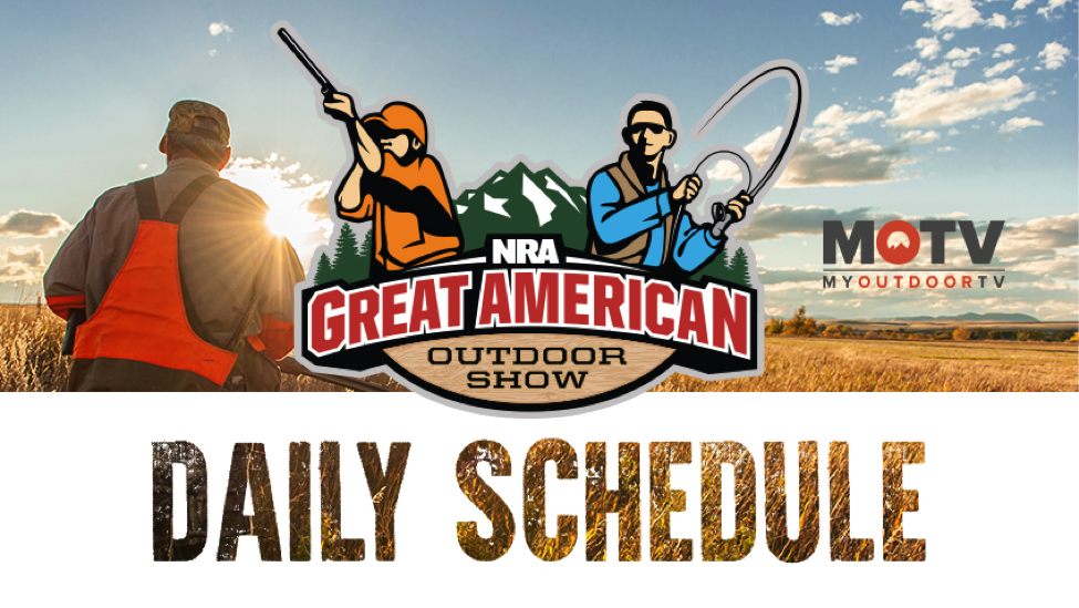 2018 Great American Outdoor Show Daily Schedule - Friday, February 9