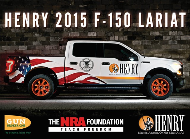 NRA Foundation Auctioning One-Of-A-Kind Henry Repeating Arms Ford F-150