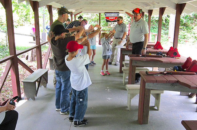 Boy Scouts join American Legion and NRA Instructors for Camp Noble Cause