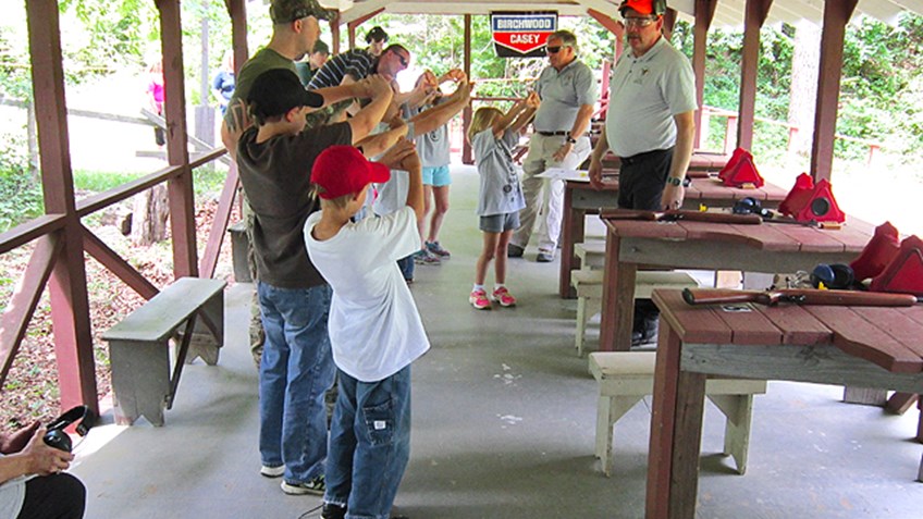 Boy Scouts join American Legion and NRA Instructors for Camp Noble Cause