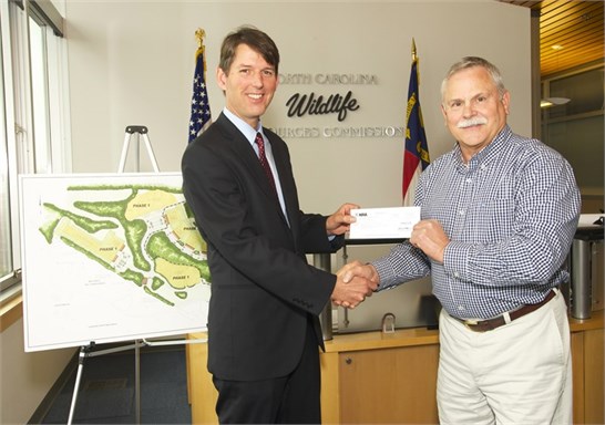 NRA supports construction of public range in North Carolina with $25,000 check