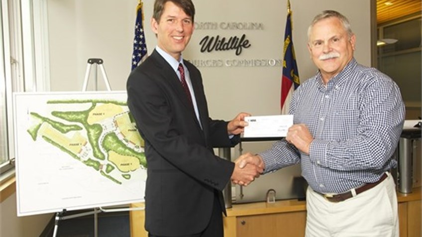 NRA supports construction of public range in North Carolina with $25,000 check
