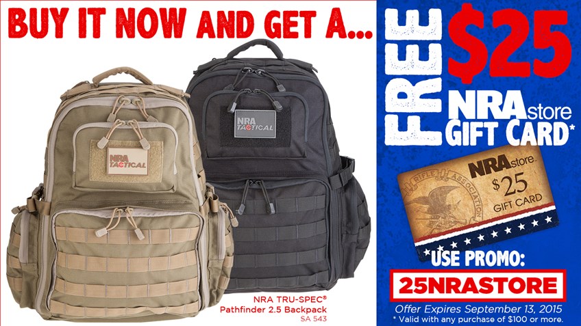 Get Your NRA Pathfinder 2.5 Backpack Today!
