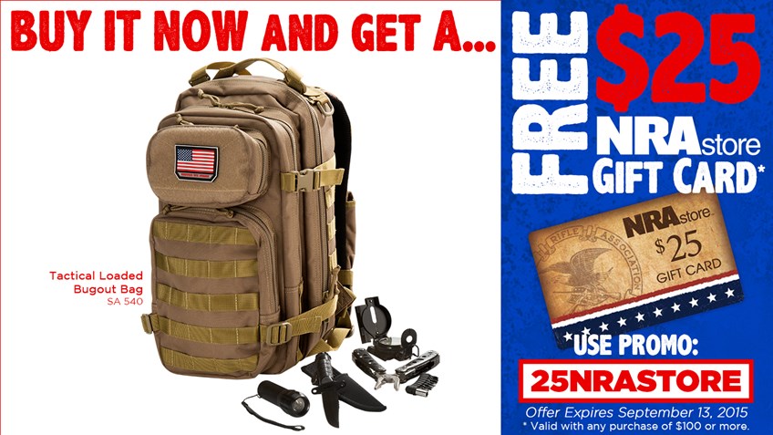 Be Ready For Anything With An NRAstore Bugout Bag