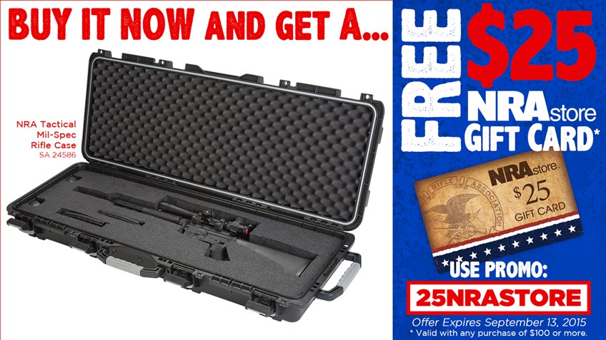 Protect Your AR-15 With A NRA Tactical Mil-Spec Rifle Case
