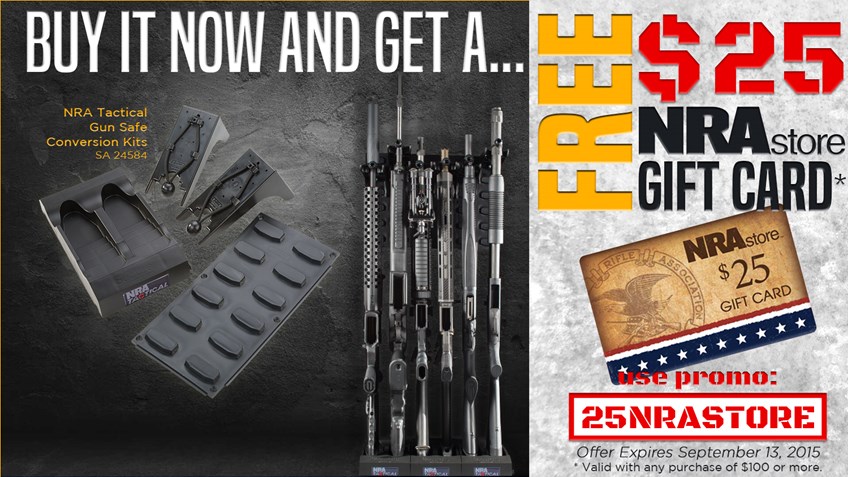 Organize Your Armory With NRA Tactical's Gun Safe Conversion Kit