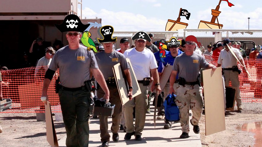 Yarr! We're Settin' Sail Fer Th' National Police Shooting Championships We Are