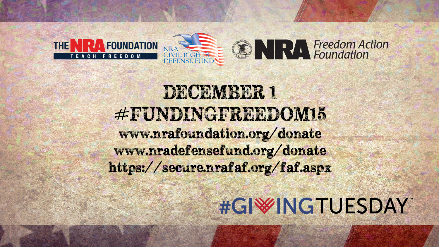 Help the Second Amendment this Giving Tuesday