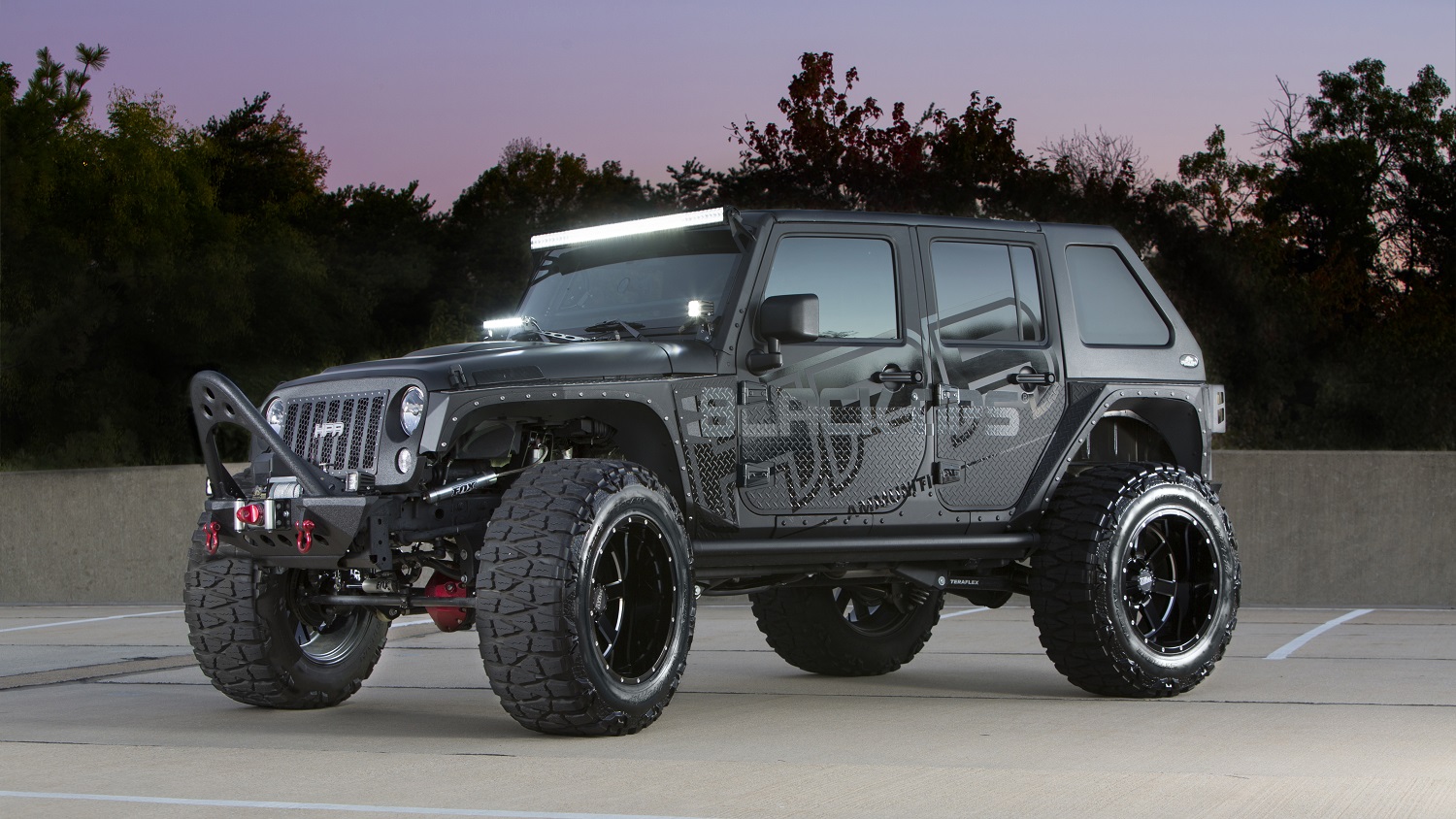 This Black Ops Jeep Wrangler Could be Yours!