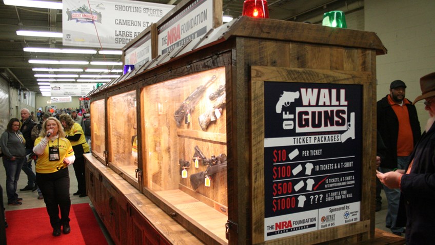 What is on the Wall of Guns?