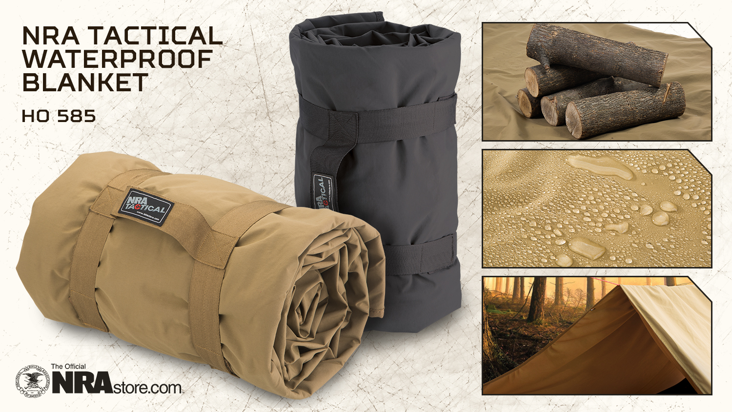 NRA Store Product Highlight: Tactical Waterproof Blanket
