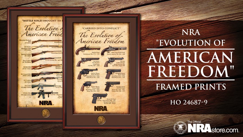 NRA Product Highlight: "Evolution of American Freedom" Framed Prints