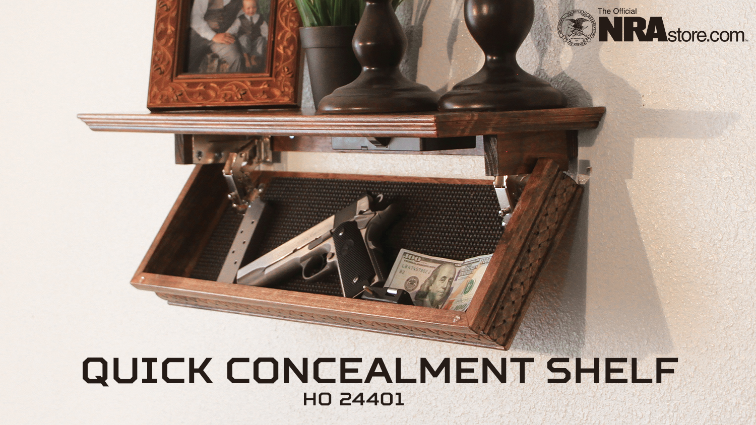 NRA Store Product Highlight: Quick Concealment Shelf