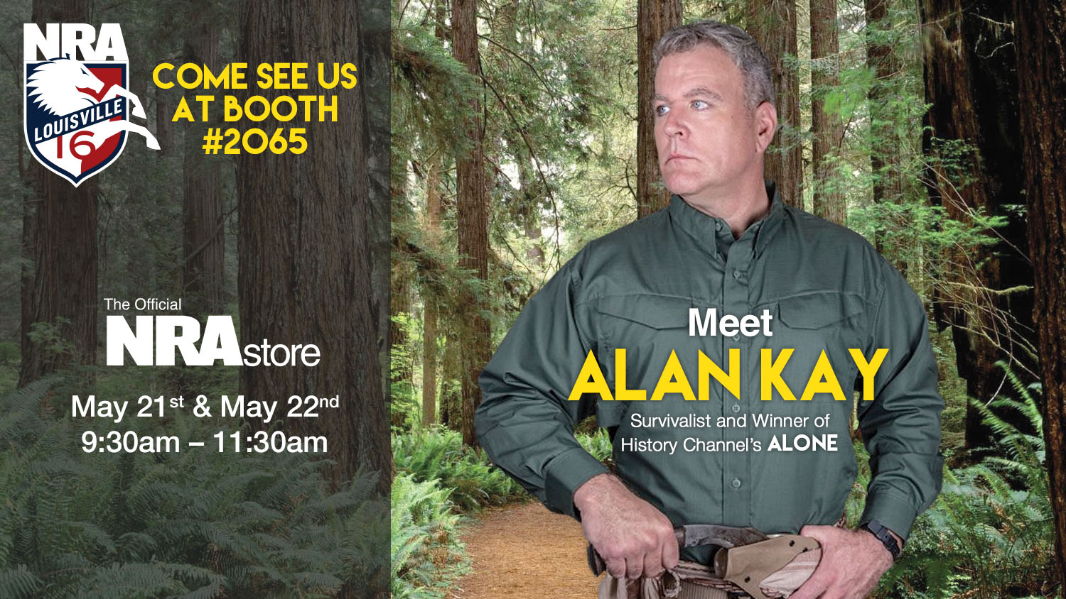 Meet Alan Kay at the NRAStore Booth at Annual Meeting