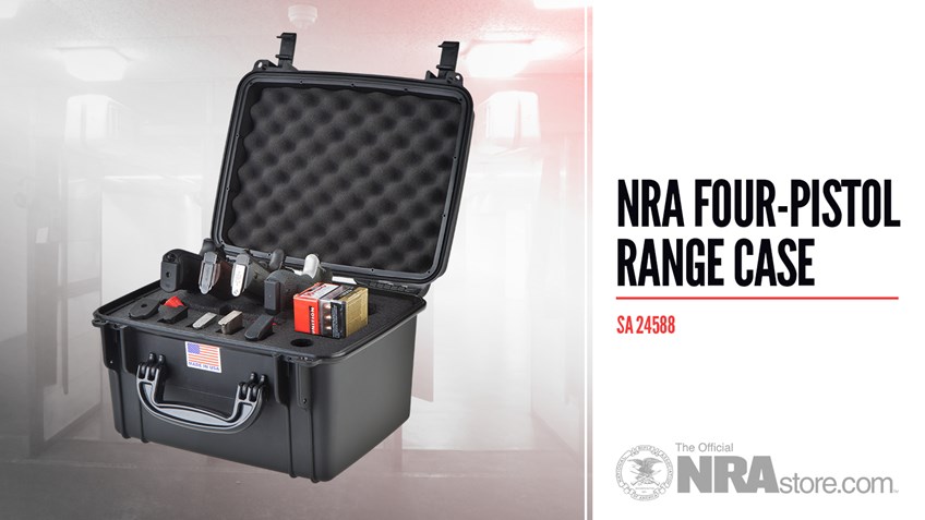 NRAstore Product Highlight: Four-Pistol Range Case