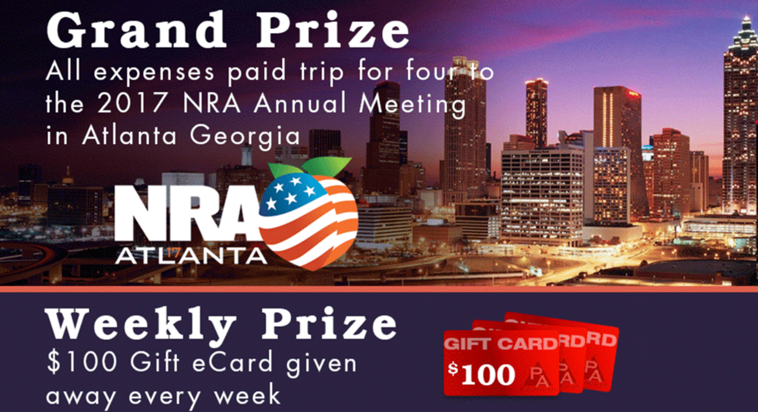 Win a Trip to the 2017 NRA Annual Meeting!