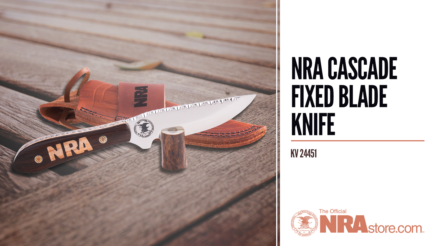 NRAstore Product Highlight: Cascade Fixed Blade Knife