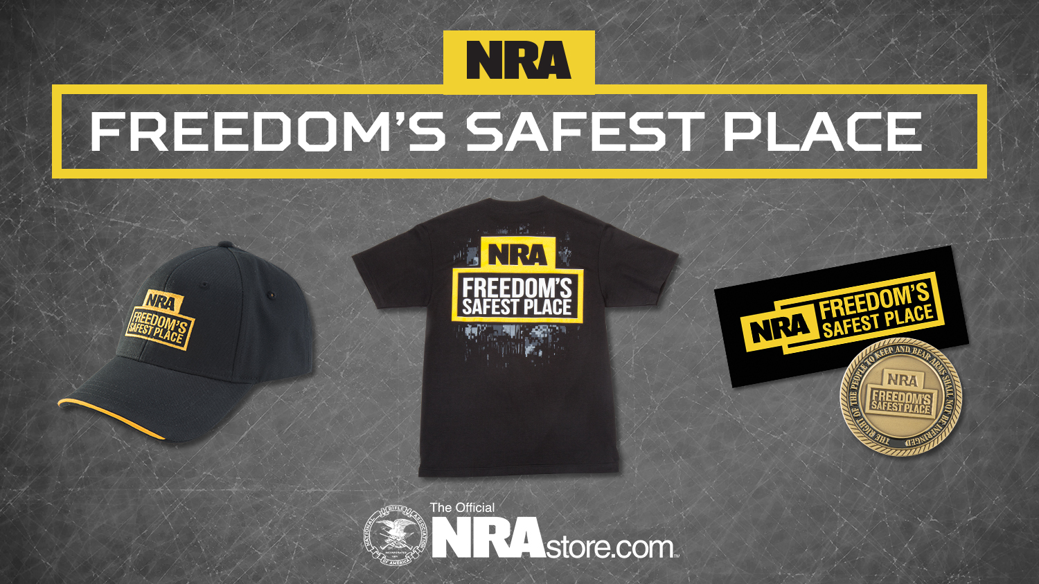Show Your Patriotism with NRA Freedom’s Safest Place Gear 