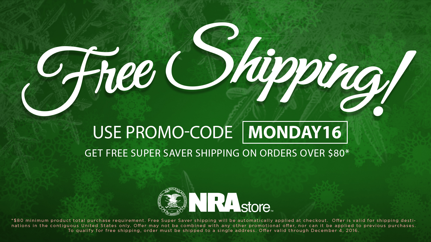 Shop Cyber Monday at the NRAstore