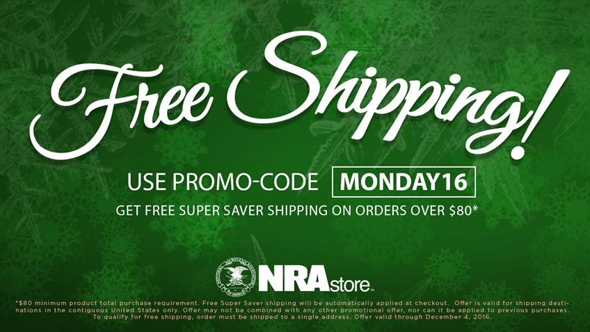 Shop Cyber Monday at the NRAstore