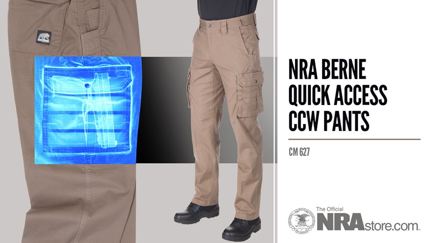 NRAstore Product Highlight: NRA Berne Quick Access CCW Pants