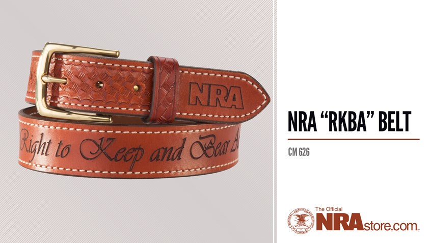 NRAstore Product Highlight: NRA "RKBA" Belt