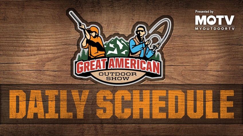 Great American Outdoor Show: Day 5 Schedule 