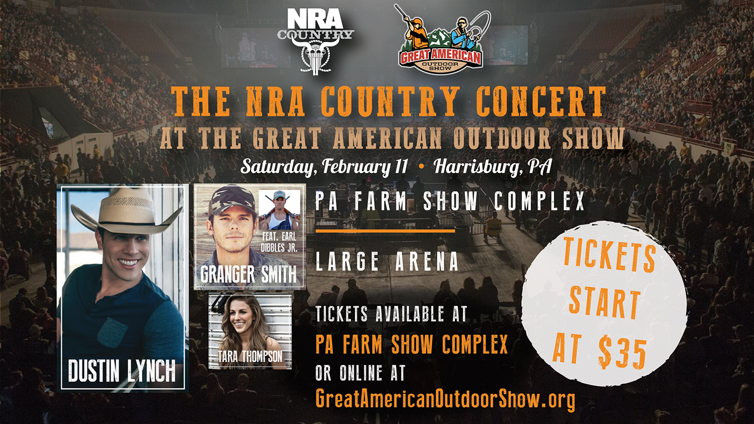 Enter to Win 2 Free Tickets to the NRA Country Concert at the Great American Outdoor Show