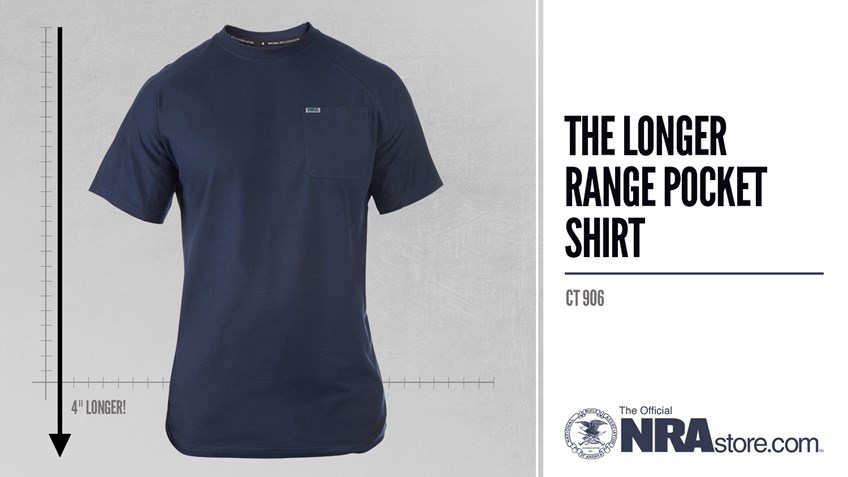 NRAstore Product Highlight: The Longer Range Pocket T-Shirt