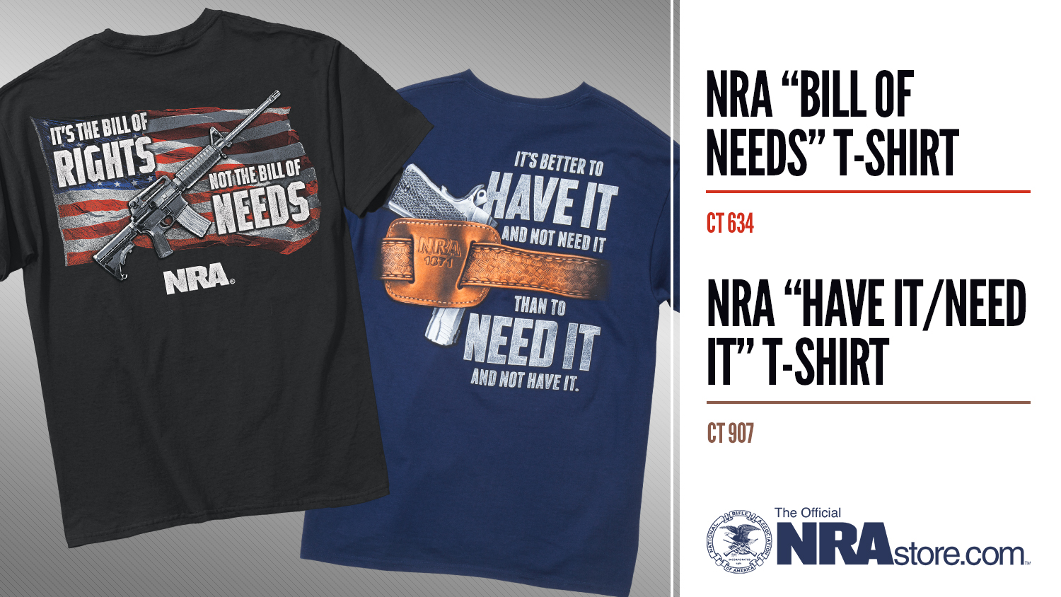 Patriotic T-Shirts Available At NRAstore!