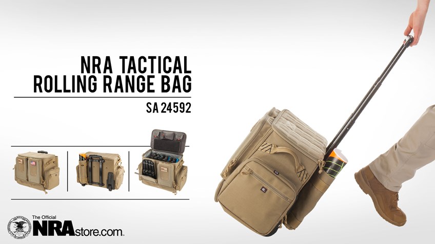 NRAstore Product Highlight: Tactical Rolling Range Bag