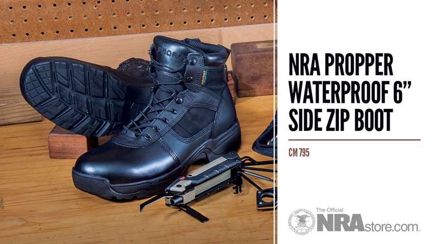 NRAstore Product Highlight: NRA Propper Waterproof 6-Inch Side Zip Boot