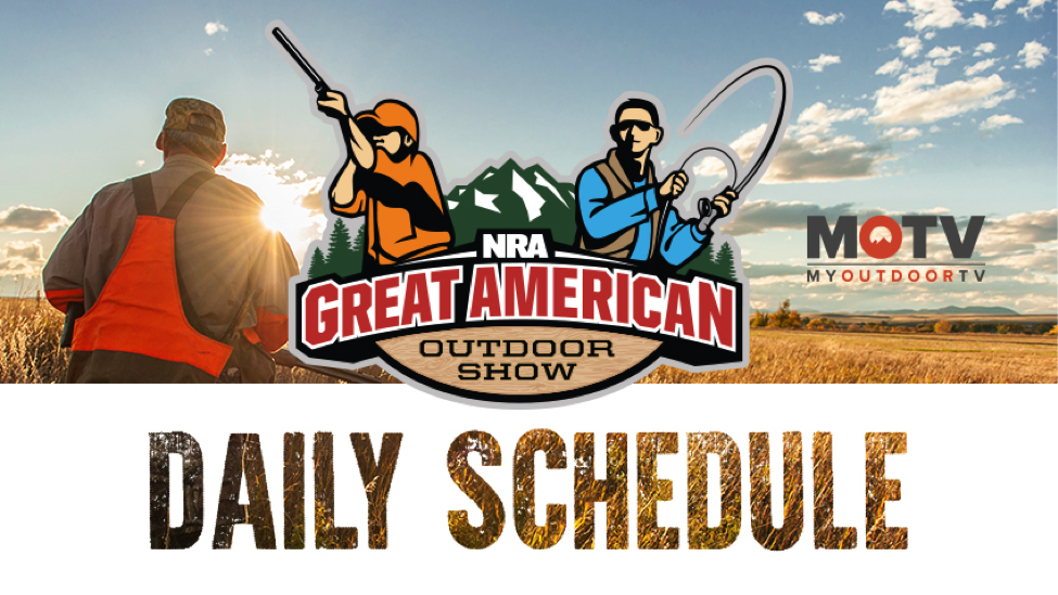 2018 Great American Outdoor Show Daily Schedule - Saturday, February 3