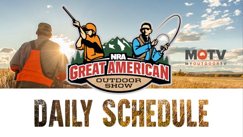 2018 Great American Outdoor Show Daily Schedule - Saturday, February 3