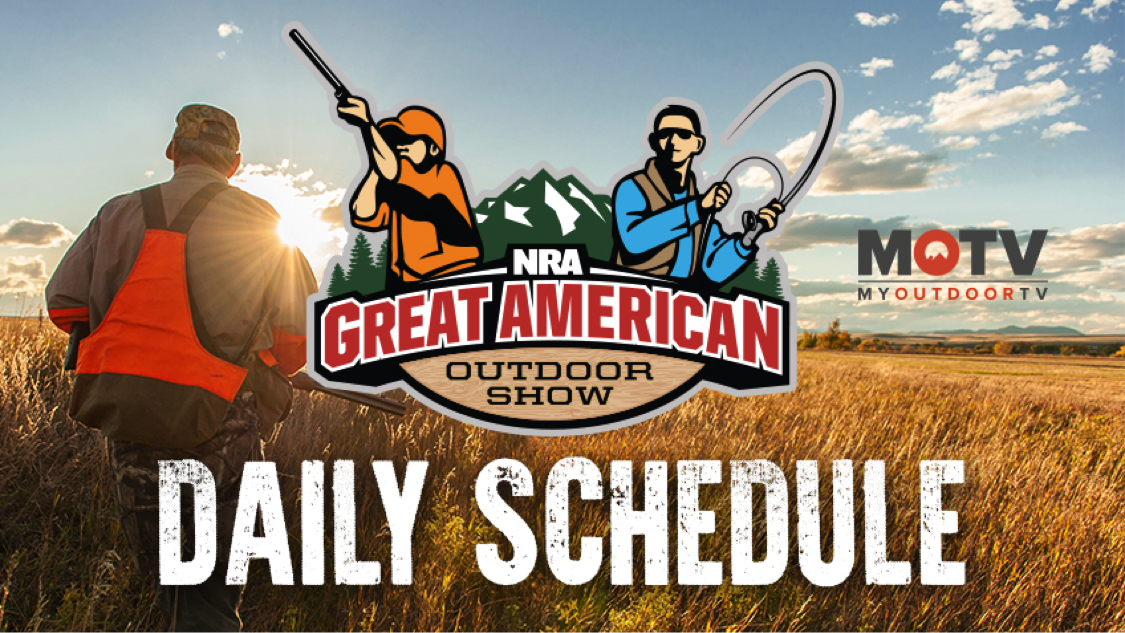 2018 Great American Outdoor Show Daily Schedule - Thursday, February 8