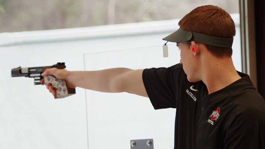 Ohio State’s Anthony McCollum Wins Intercollegiate Standard Pistol Championship