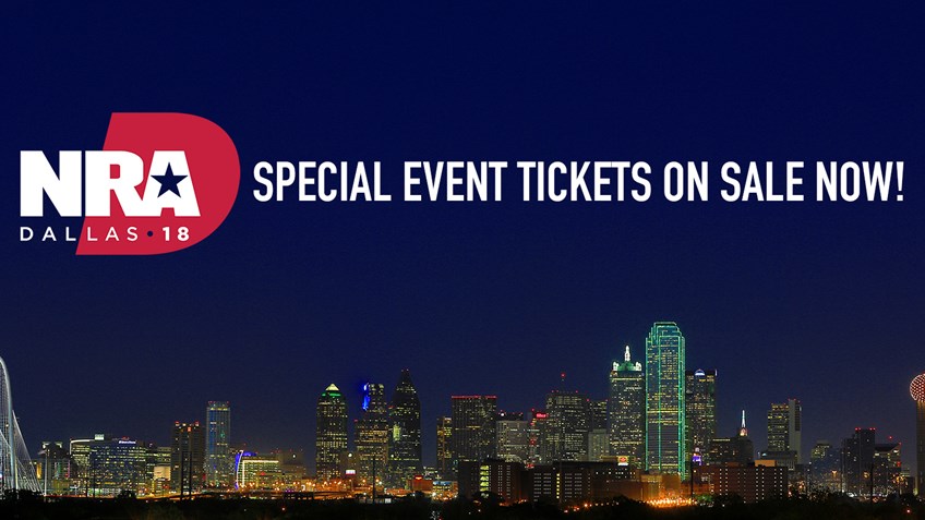 Tickets On Sale Now for Special Events at NRAAM in Dallas!