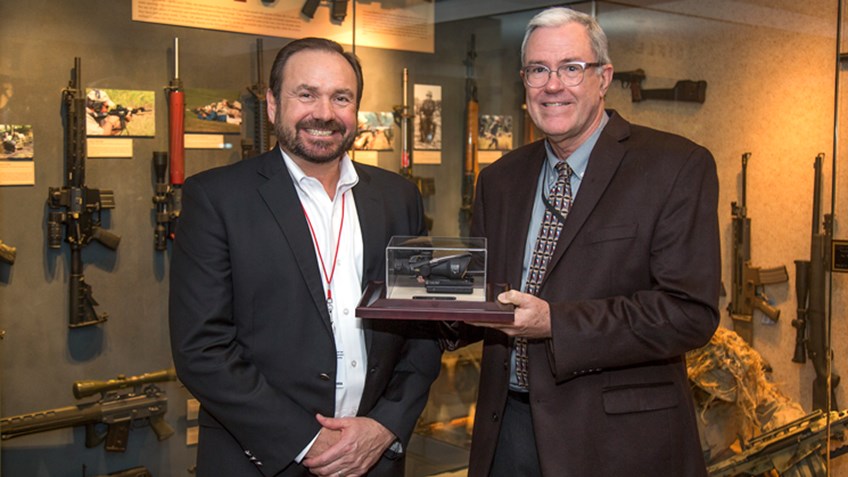 Trijicon Presents Commemorative One Millionth ACOG to NRA Museum