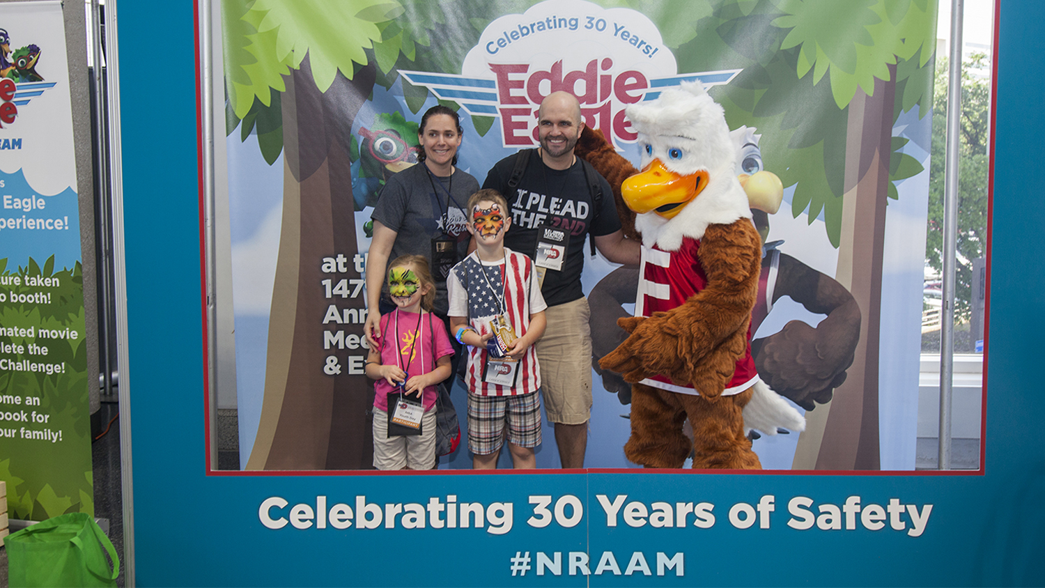 Family Fun in the Eddie Eagle Zone at NRA Annual Meetings