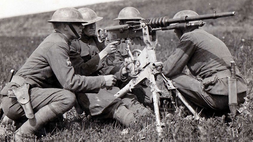 The Hotchkiss Model Of 1914 Heavy Machine Gun