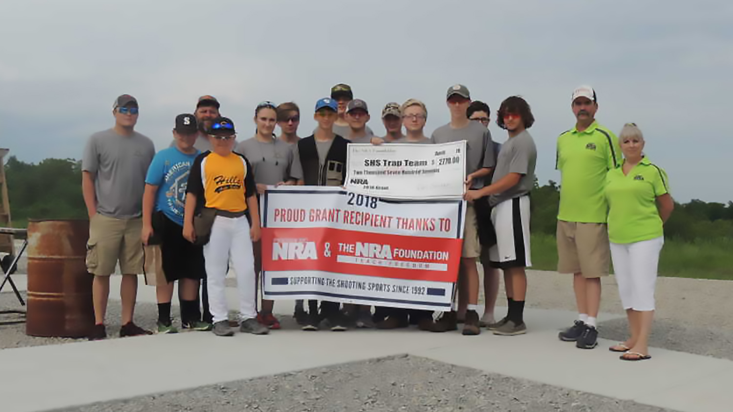 Areawide Media: The NRA Foundation awards $2,770 to Salem High School Trap Team