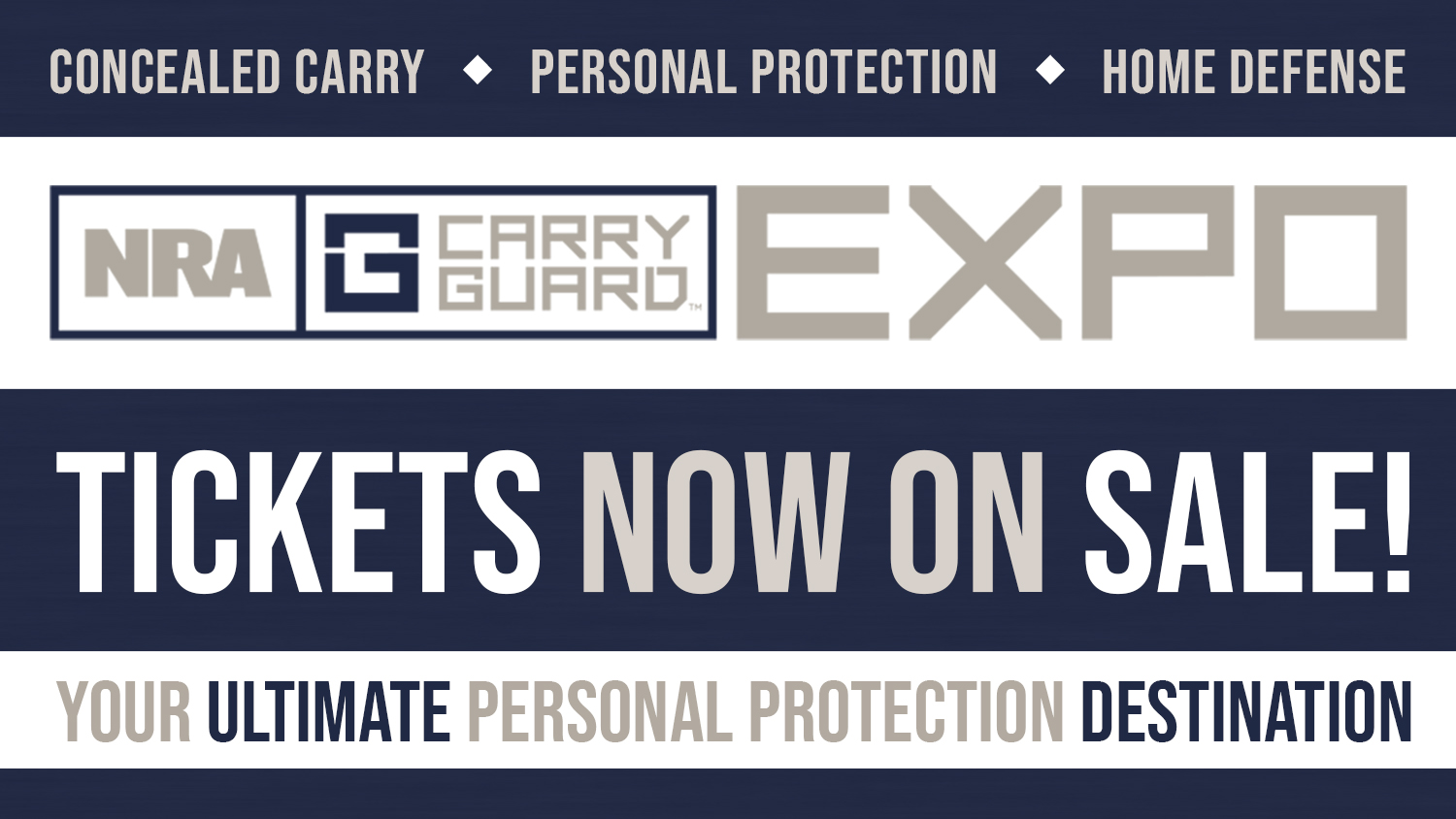 2018 NRA Carry Guard Expo Tickets On Sale Now!