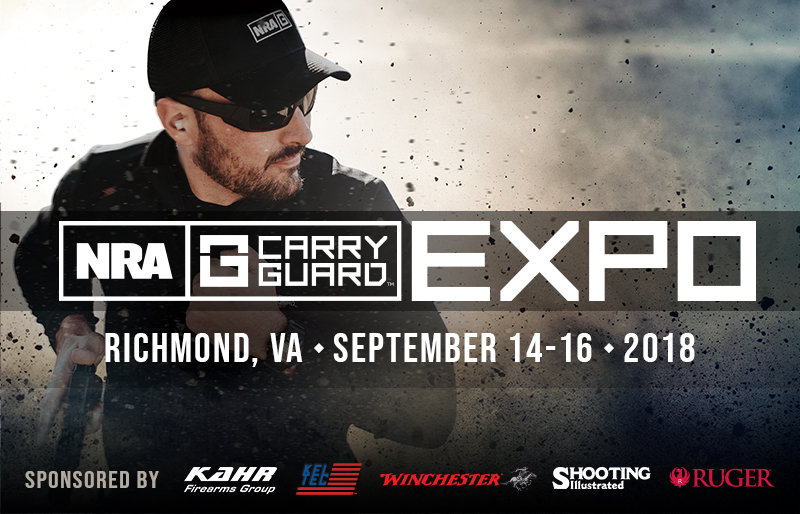 Sponsors Announced for the 2018 NRA Carry Guard Expo This September in Richmond