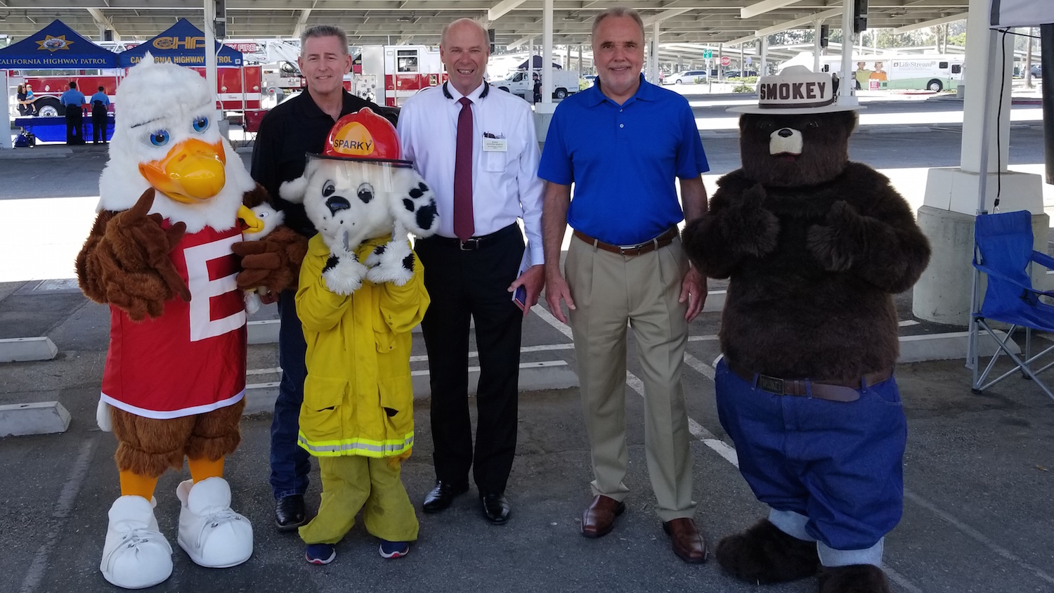 Eddie Eagle Helps Celebrate Golden State First Responders 