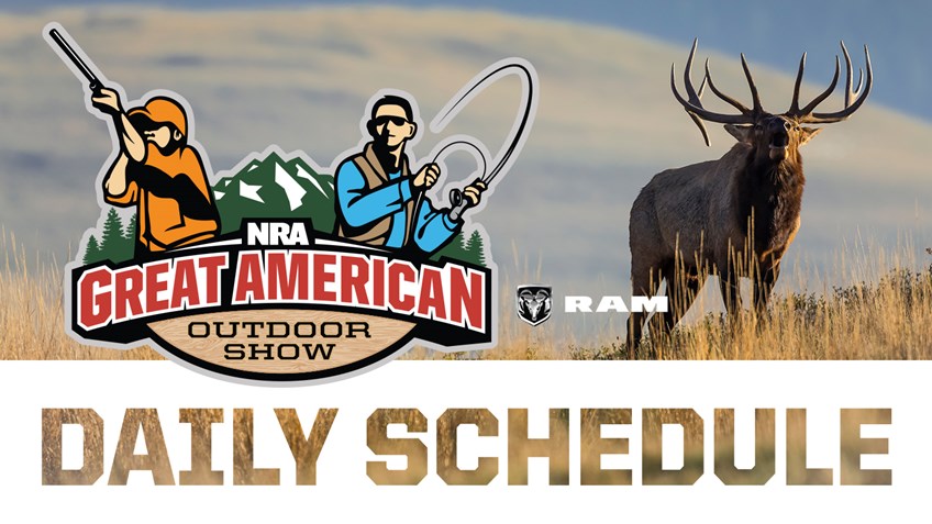 2019 Great American Outdoor Show Daily Schedule - Saturday, February 2