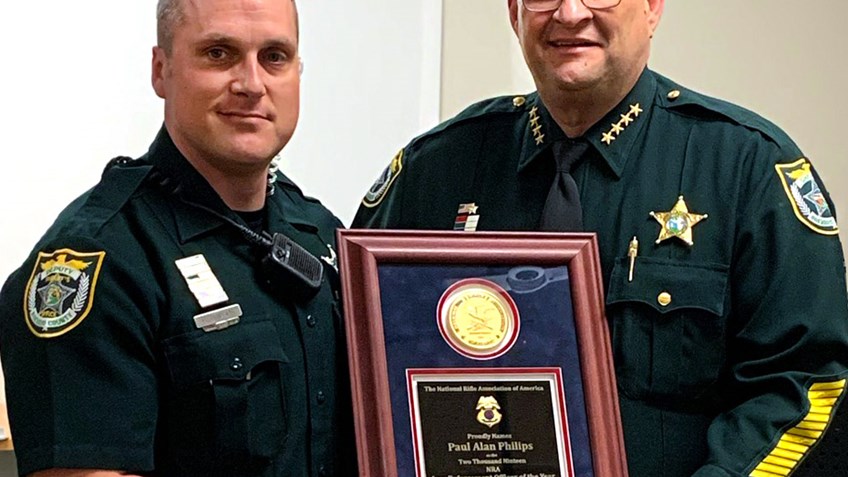 NRA Honors Deputy Paul Phillips as the 2019 NRA Law Enforcement Officer of the Year