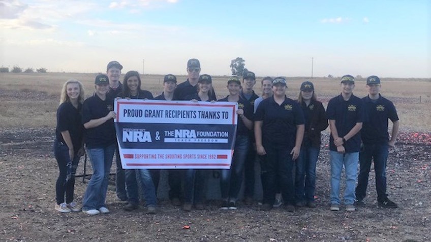 Gridley High School Trap Team Benefits form NRA Foundation Grants