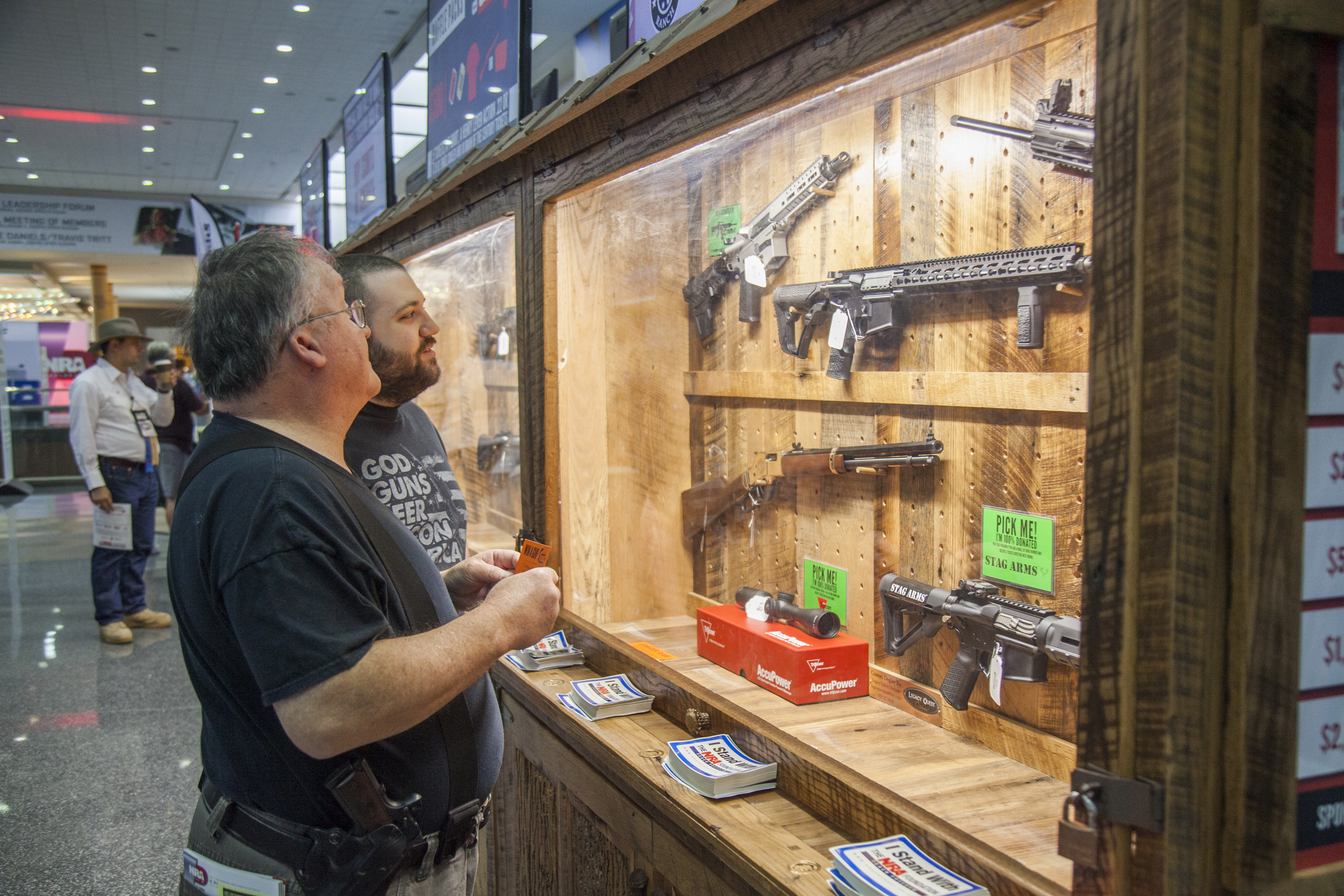 Stop by the Wall of Guns at NRA Annual Meetings & Exhibits