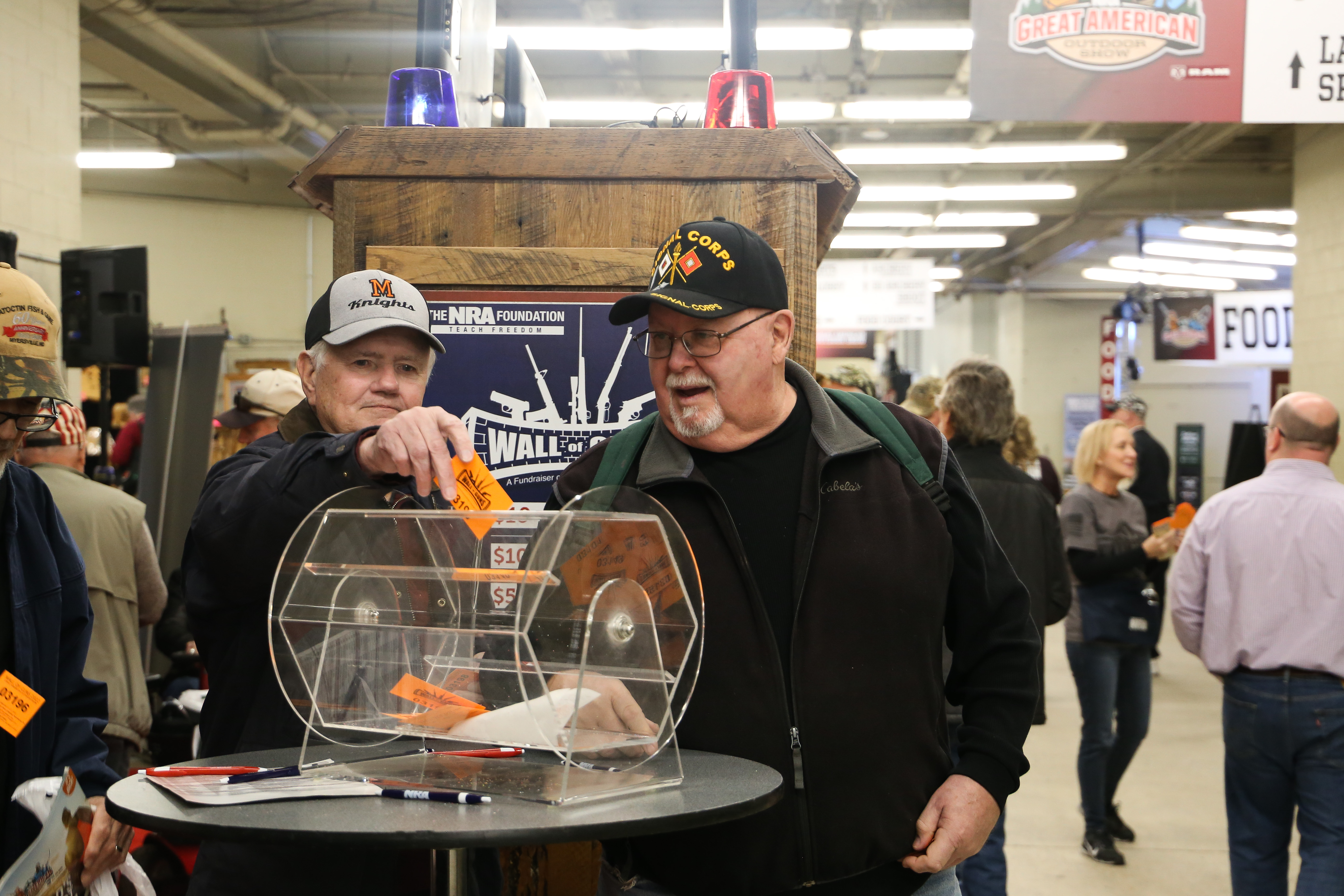 Wall of Guns Results from the Great American Outdoor Show